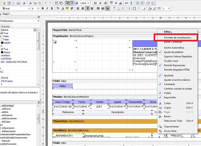 modifique formato variables cantidad