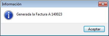Tras realizar la regularización, ya es posible generar la factura